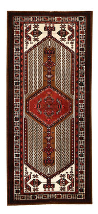 Alfombra de pasillo Alfombra persa - Nómada - 220 x 100 cm - rojo