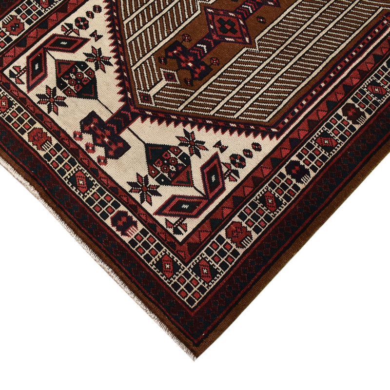 Alfombra de pasillo Alfombra persa - Nómada - 220 x 100 cm - rojo