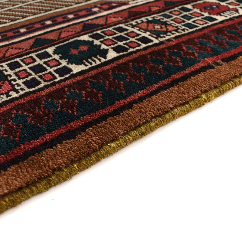 Alfombra de pasillo Alfombra persa - Nómada - 220 x 100 cm - rojo