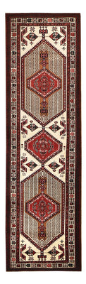 Alfombra de pasillo Alfombra persa - Nómada - 336 x 100 cm - rojo