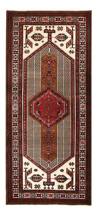 Alfombra de pasillo Alfombra persa - Nómada - 222 x 100 cm - rojo
