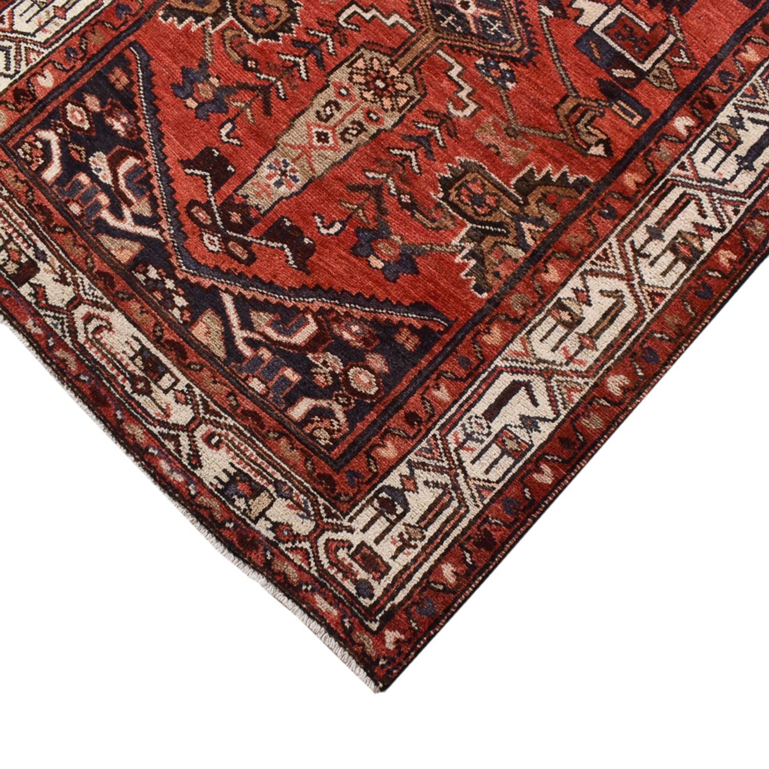Alfombra de pasillo Alfombra persa - Bidjar - 406 x 100 cm - terracota