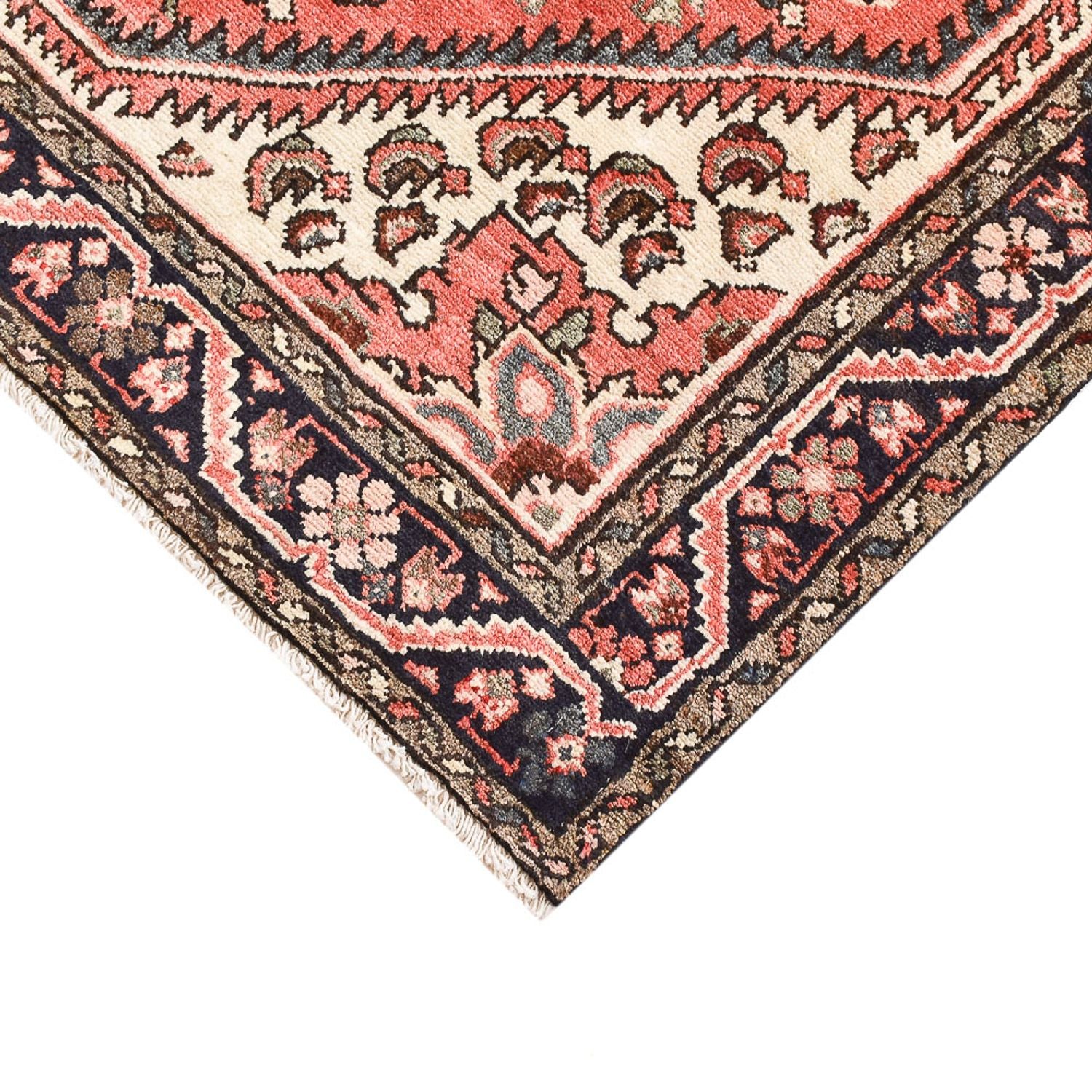 Alfombra persa - Nómada - 147 x 104 cm - rojo claro