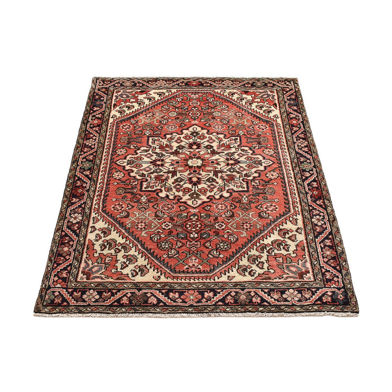 Alfombra persa - Nómada - 147 x 104 cm - rojo claro