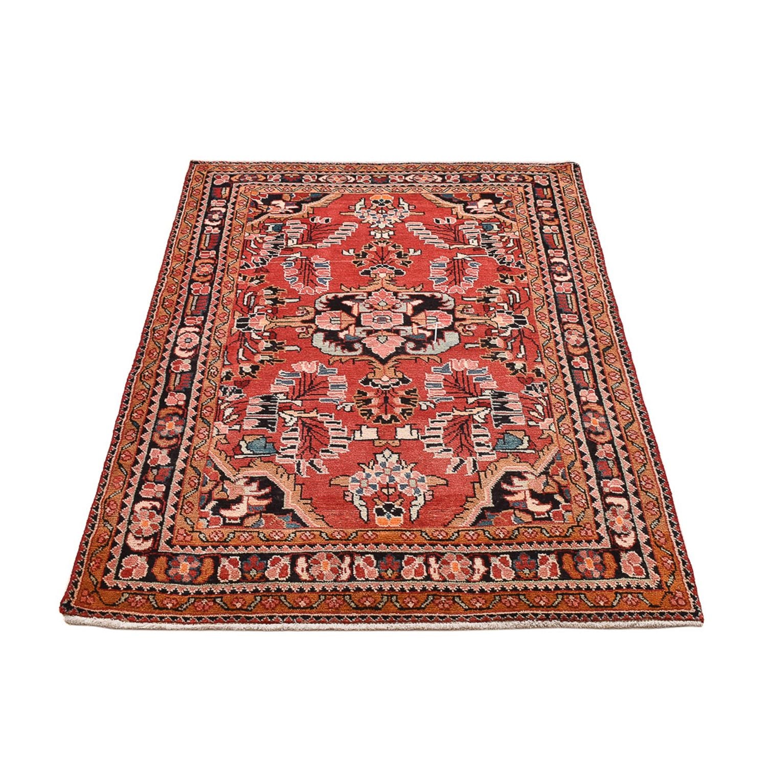 Alfombra persa - Nómada - 159 x 112 cm - rojo