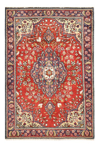 Alfombra persa - Tabriz - 145 x 100 cm - rojo