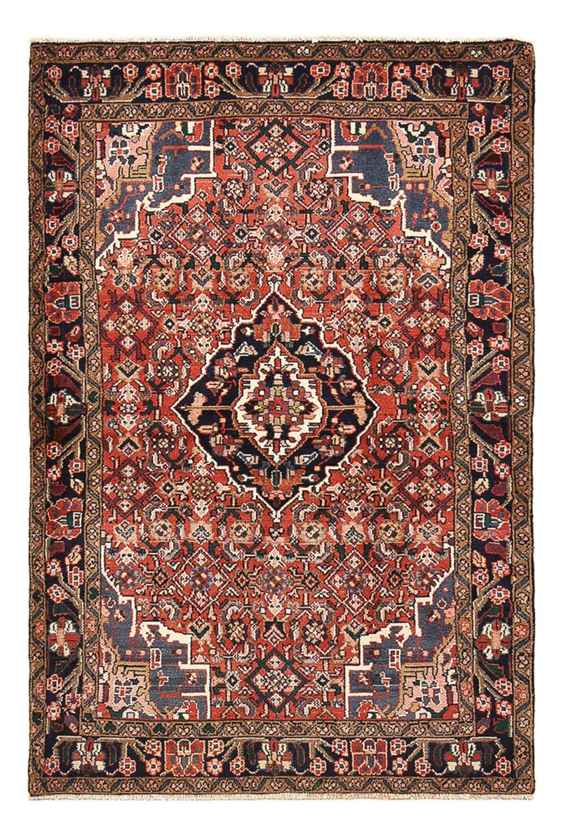 Alfombra persa - Nómada - 156 x 105 cm - rojo oscuro