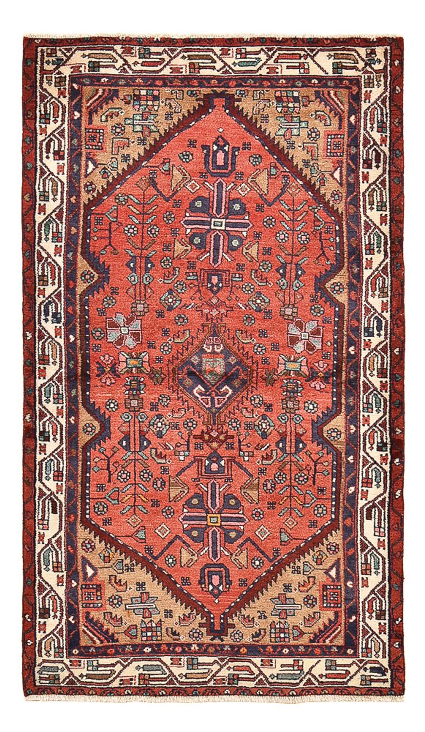 Alfombra persa - Nómada - 165 x 92 cm - rojo claro