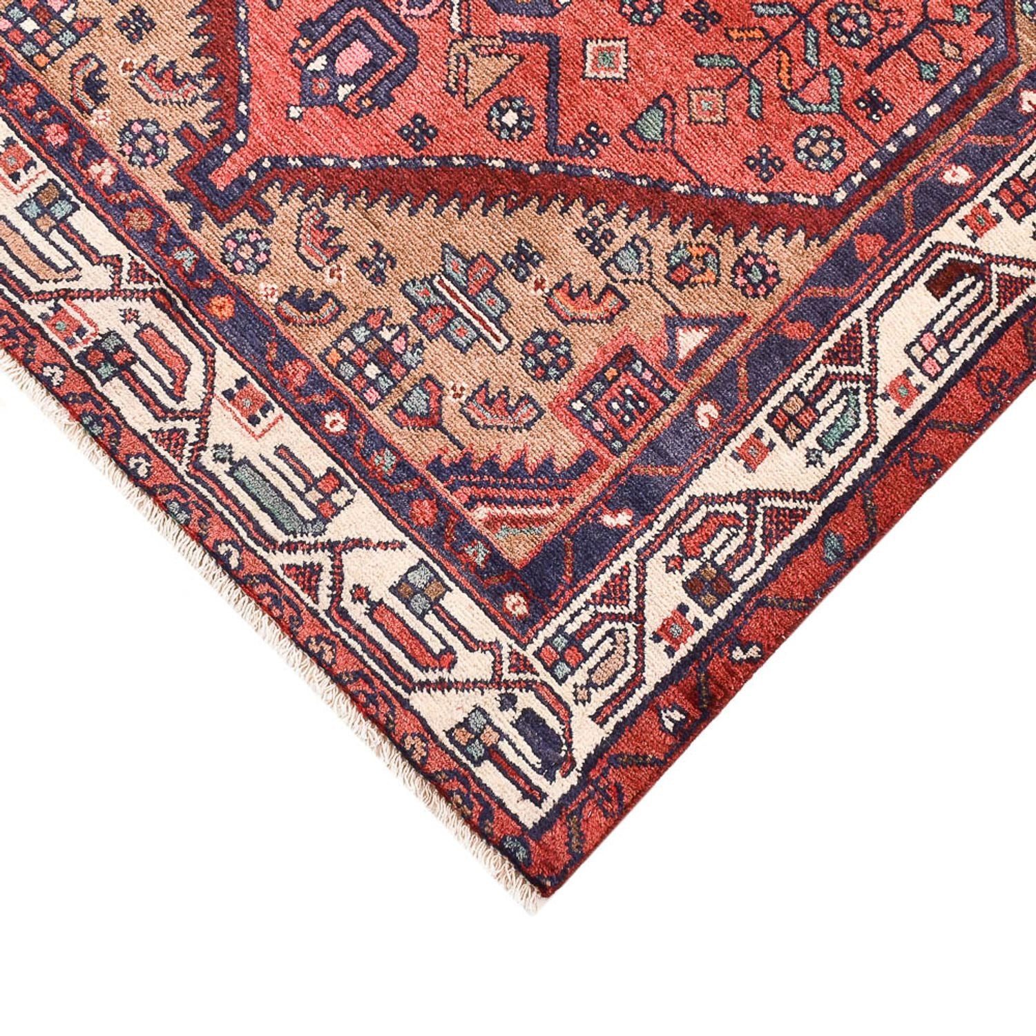 Alfombra persa - Nómada - 165 x 92 cm - rojo claro