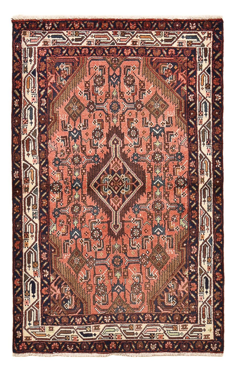Alfombra persa - Nómada - 160 x 100 cm - rojo claro