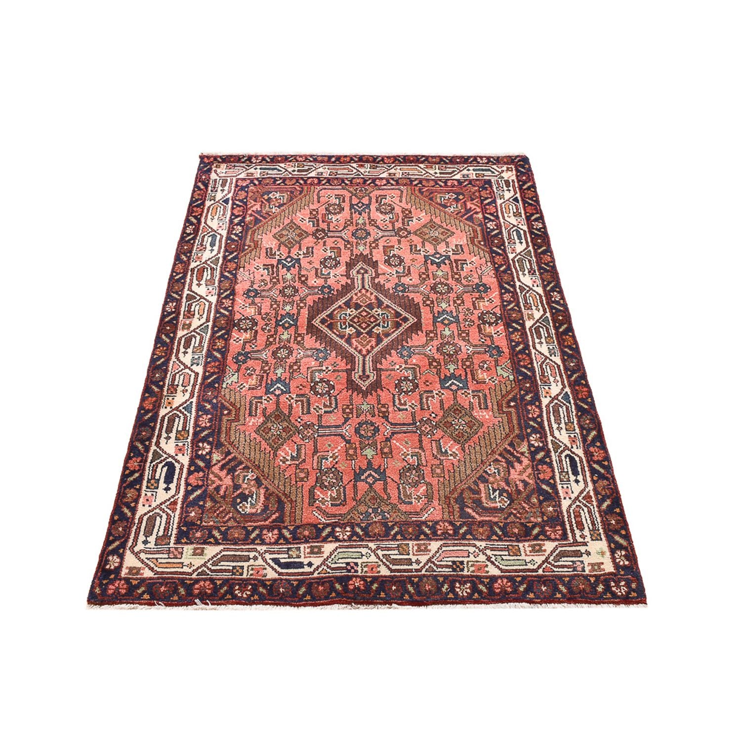 Alfombra persa - Nómada - 160 x 100 cm - rojo claro