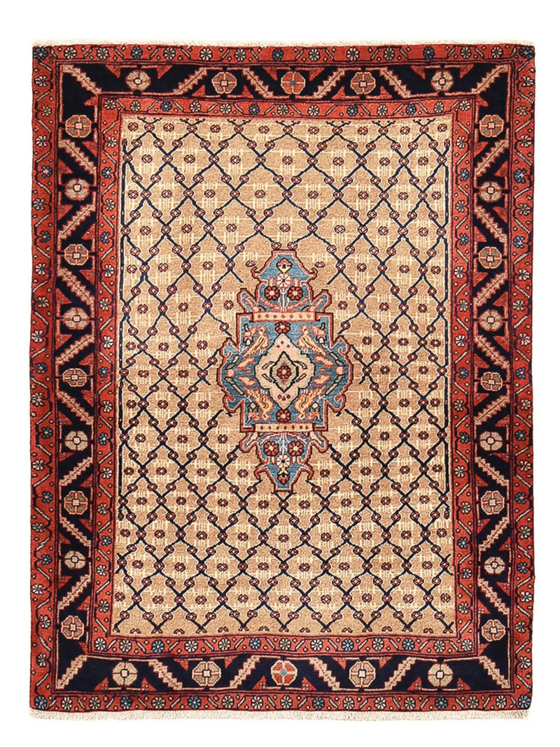 Alfombra persa - Nómada - 135 x 100 cm - multicolor