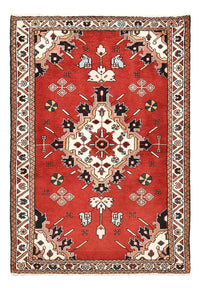 Alfombra persa - Nómada - 133 x 90 cm - rojo