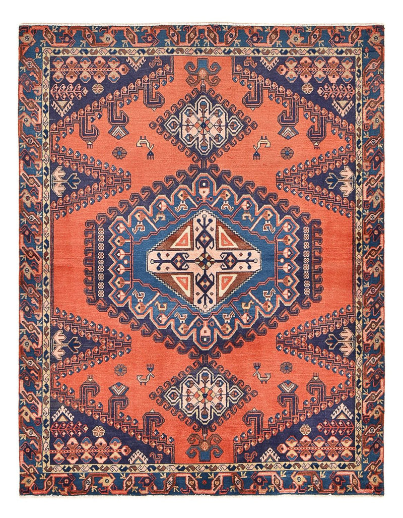 Alfombra persa - Nómada - 208 x 162 cm - multicolor