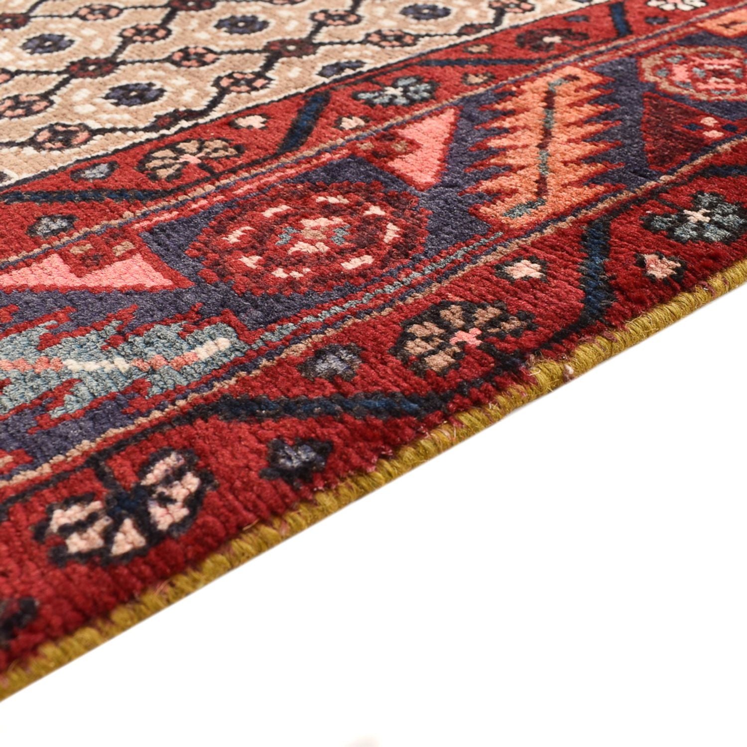 Alfombra de pasillo Alfombra persa - Nómada - 237 x 128 cm - arena