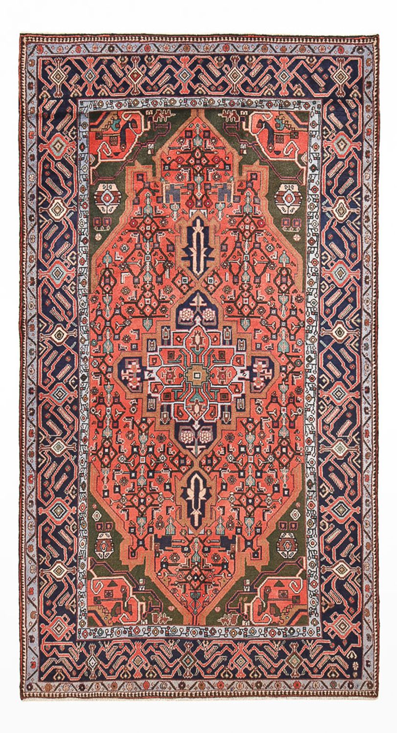 Alfombra persa - Nómada - 277 x 150 cm - rojo claro