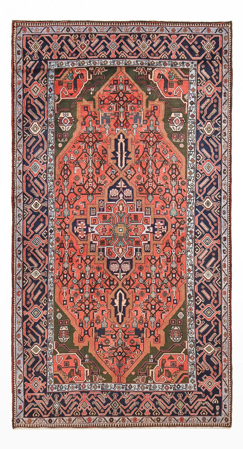 Alfombra persa - Nómada - 277 x 150 cm - rojo claro