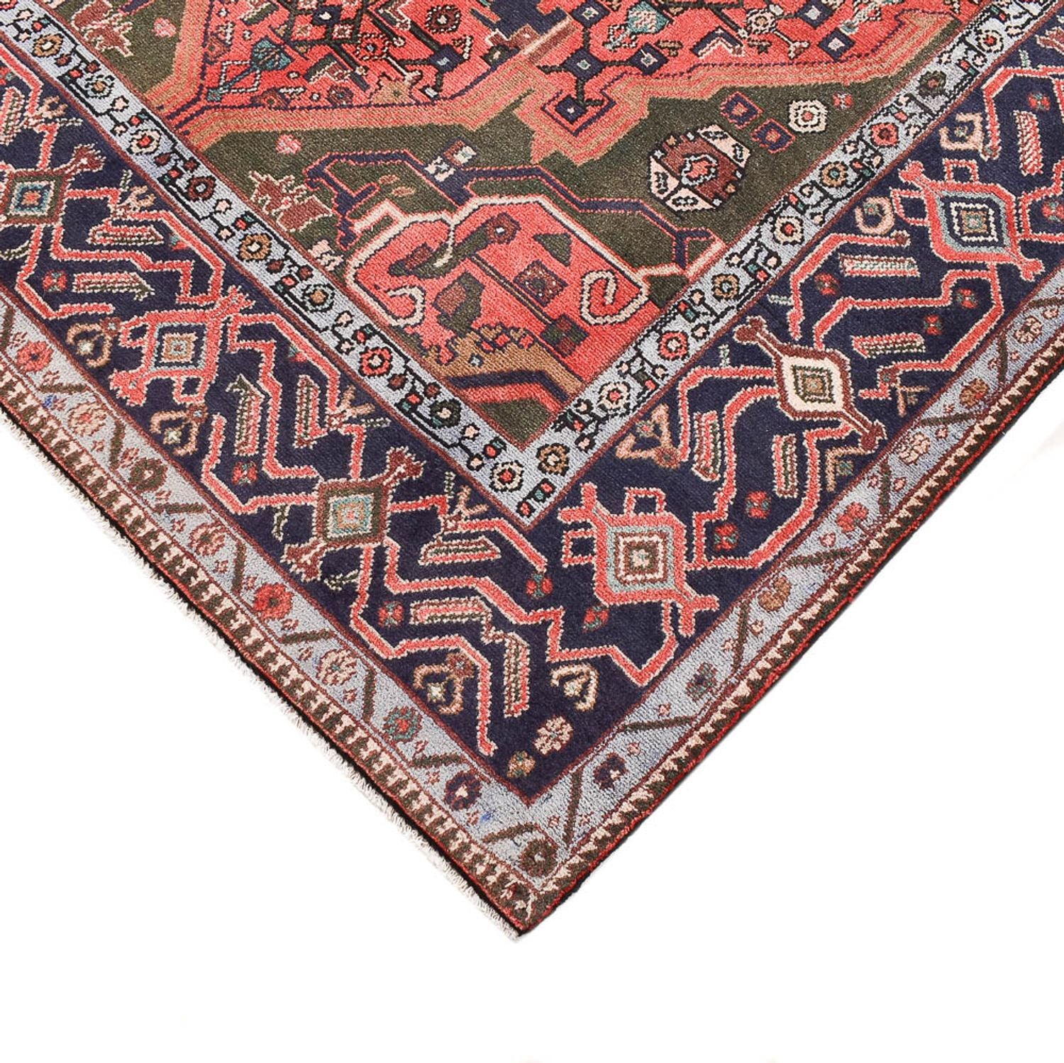 Alfombra persa - Nómada - 277 x 150 cm - rojo claro