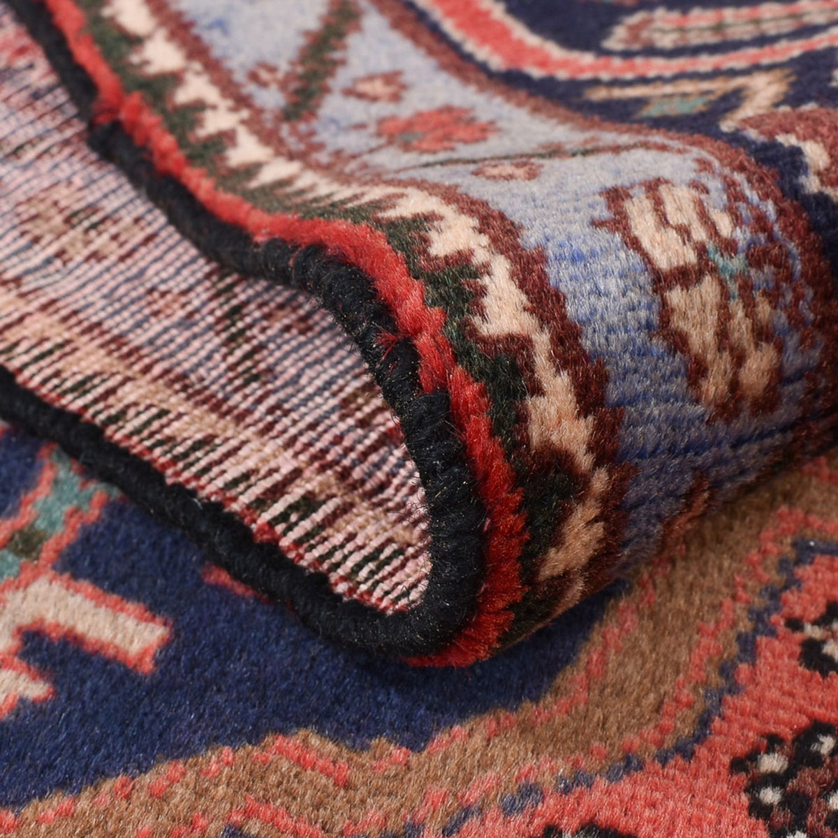 Alfombra persa - Nómada - 277 x 150 cm - rojo claro