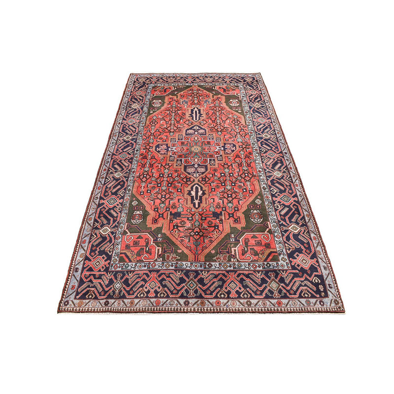 Alfombra persa - Nómada - 277 x 150 cm - rojo claro
