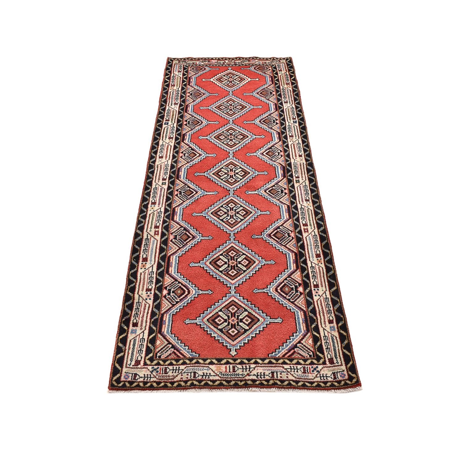 Alfombra de pasillo Alfombra persa - Nómada - 219 x 77 cm - rojo