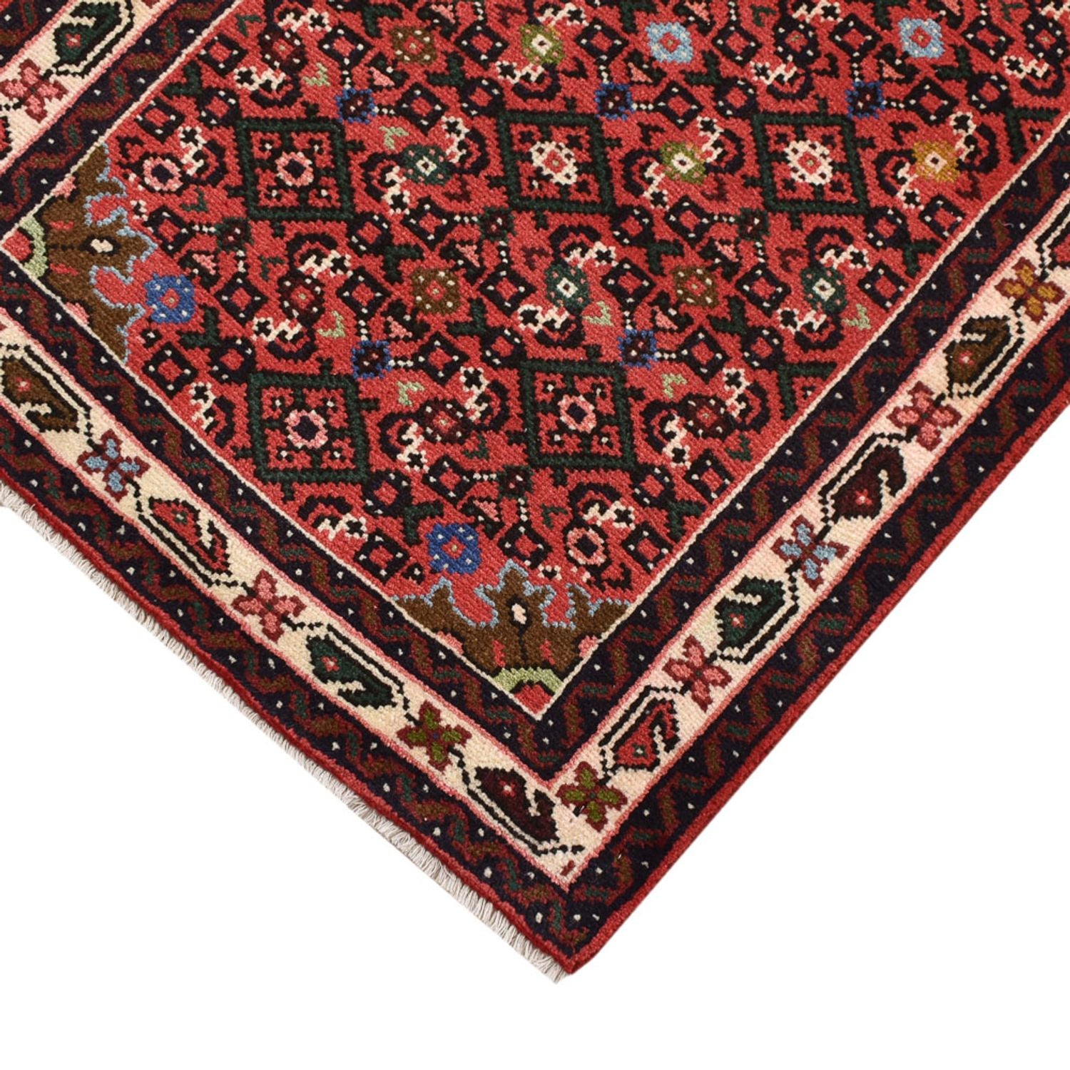 Alfombra de pasillo Alfombra persa - Nómada - 190 x 67 cm - rojo claro
