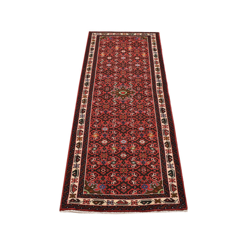 Alfombra de pasillo Alfombra persa - Nómada - 190 x 67 cm - rojo claro