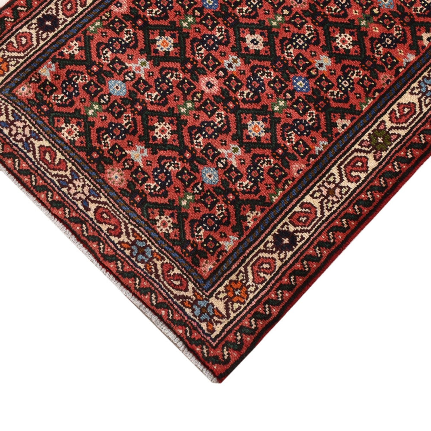 Alfombra de pasillo Alfombra persa - Nómada - 187 x 70 cm - rojo claro
