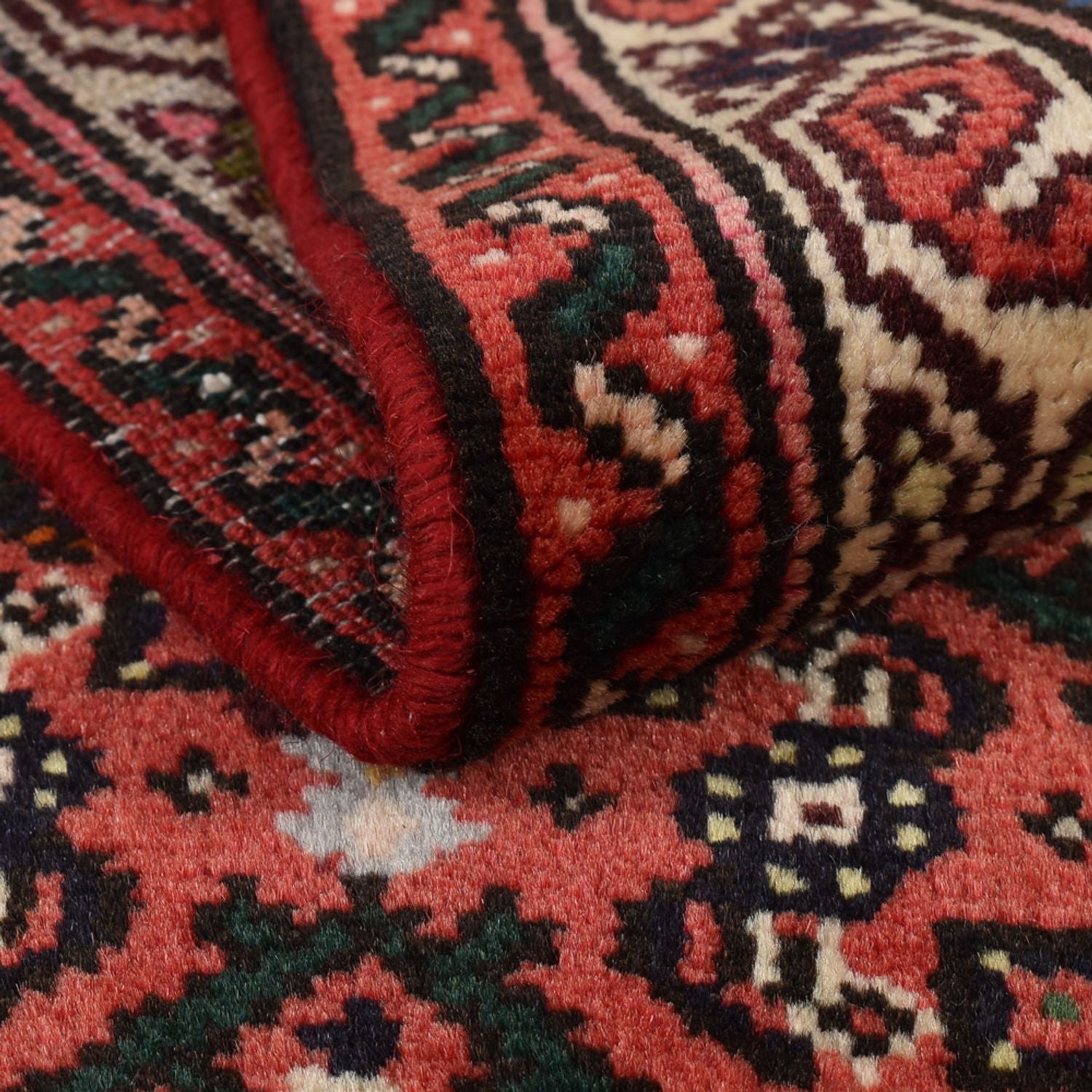 Alfombra de pasillo Alfombra persa - Nómada - 187 x 70 cm - rojo claro