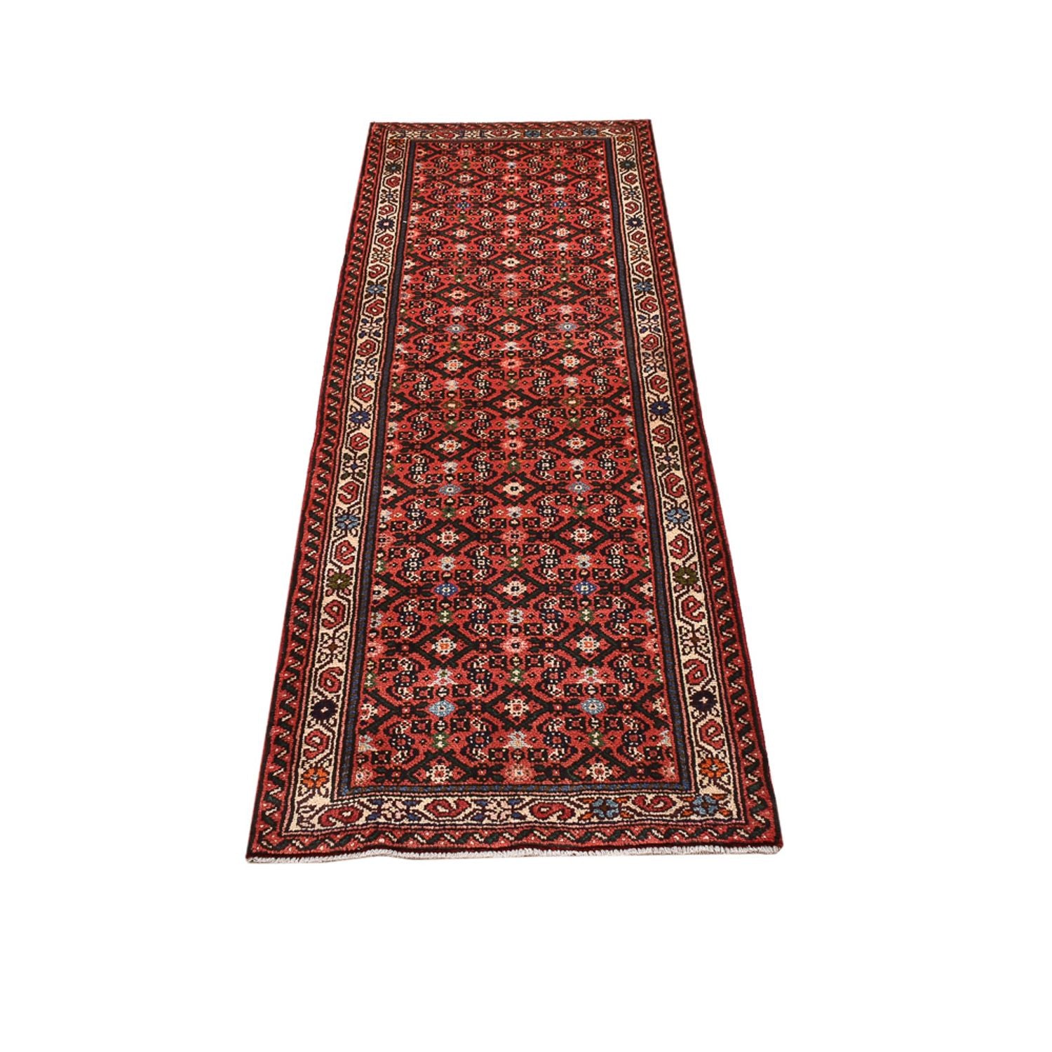 Alfombra de pasillo Alfombra persa - Nómada - 187 x 70 cm - rojo claro