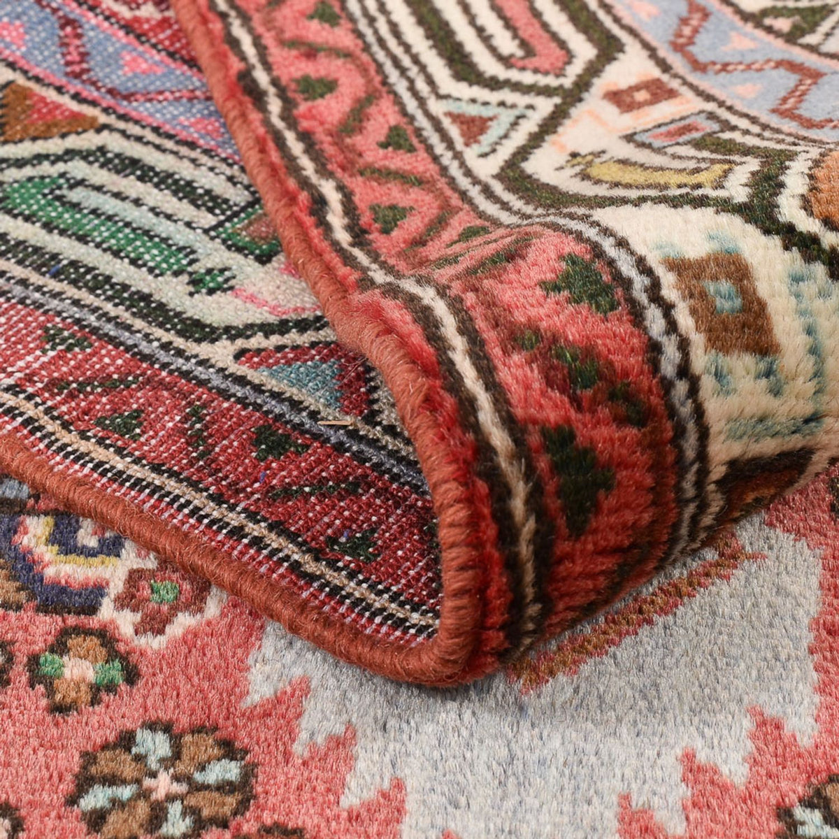 Alfombra de pasillo Alfombra persa - Nómada - 183 x 80 cm - rojo claro