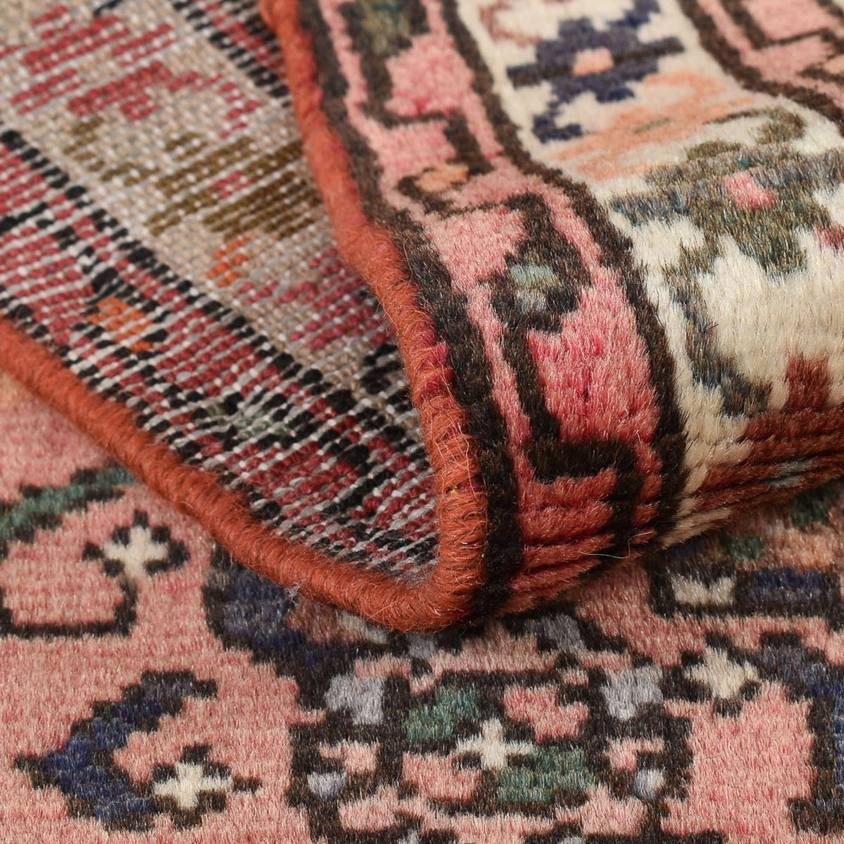 Alfombra de pasillo Alfombra persa - Nómada - 195 x 70 cm - rojo claro