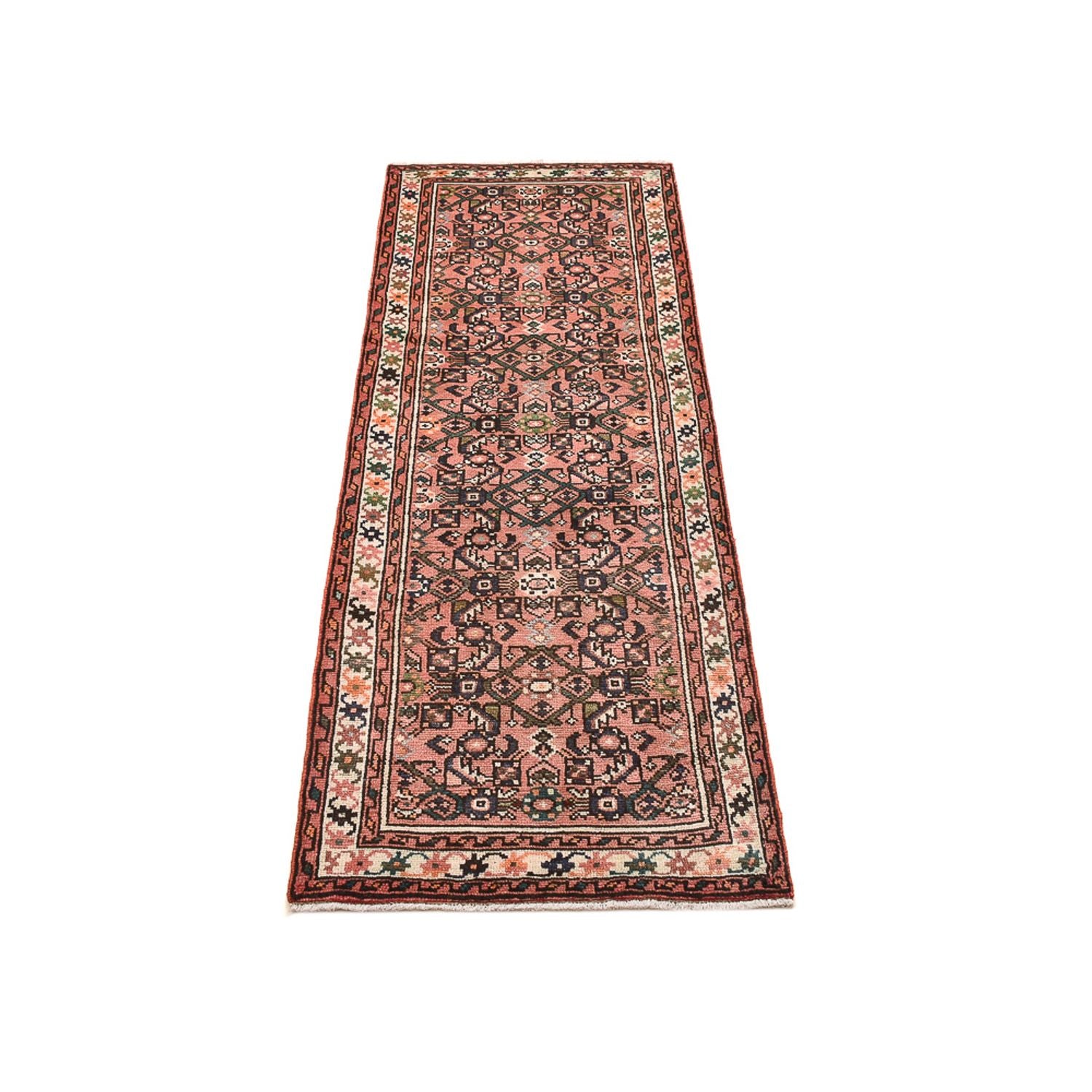 Alfombra de pasillo Alfombra persa - Nómada - 195 x 70 cm - rojo claro