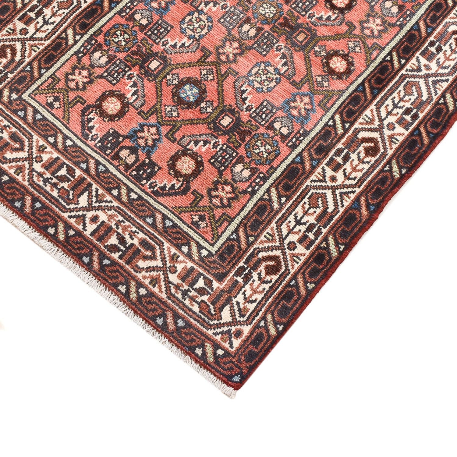 Alfombra de pasillo Alfombra persa - Nómada - 185 x 67 cm - rojo claro