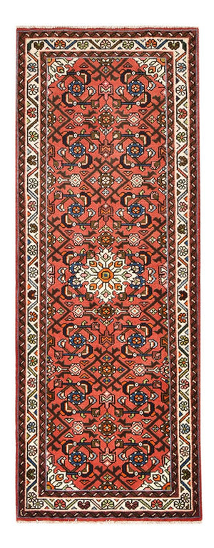 Alfombra de pasillo Alfombra persa - Nómada - 194 x 75 cm - rojo claro