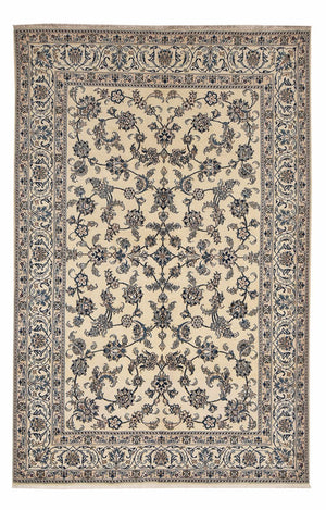 Alfombra persa - Nain - 293 x 196 cm - arena