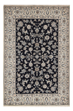 Alfombra persa - Nain - 292 x 195 cm - azul oscuro