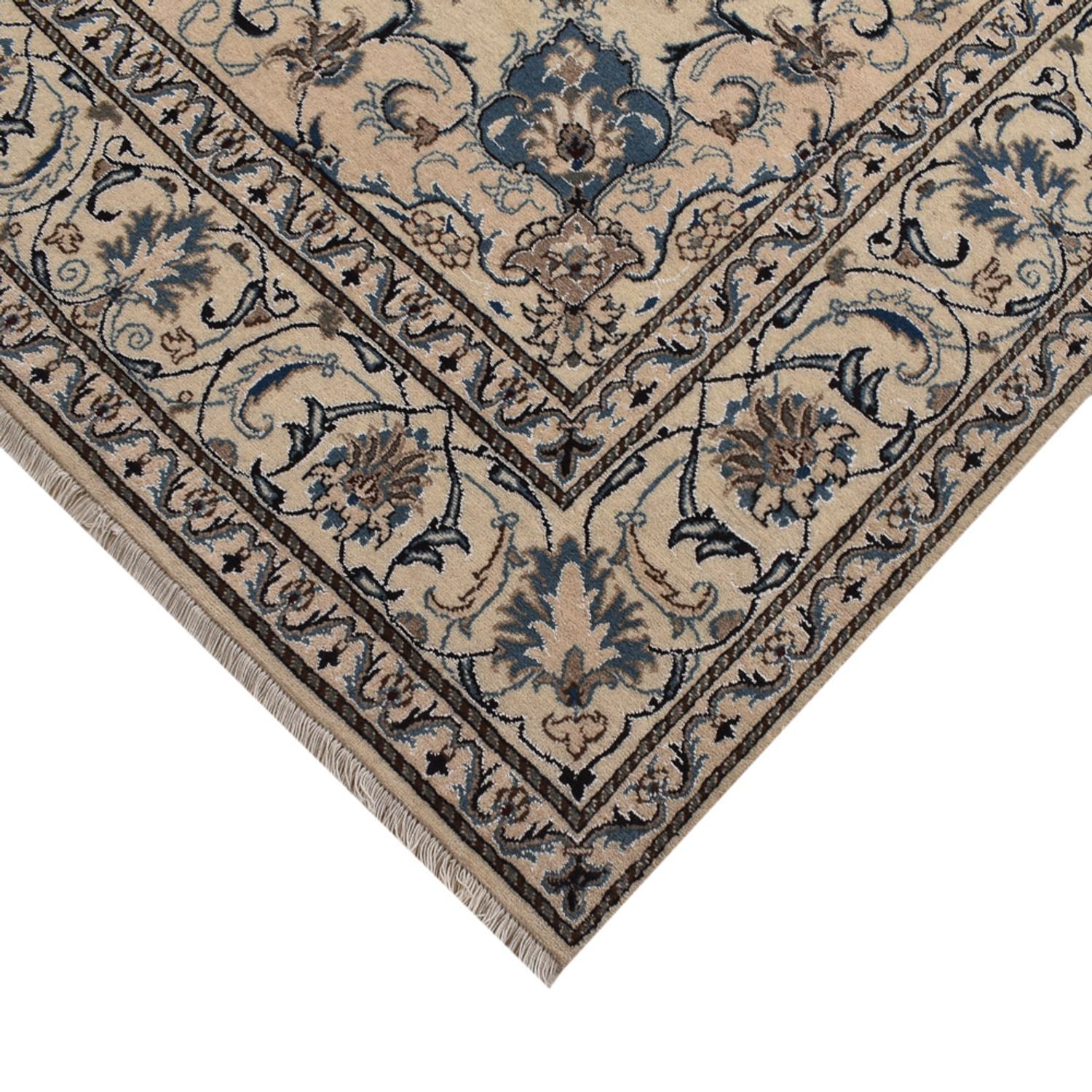 Alfombra persa - Nain - 300 x 198 cm - arena