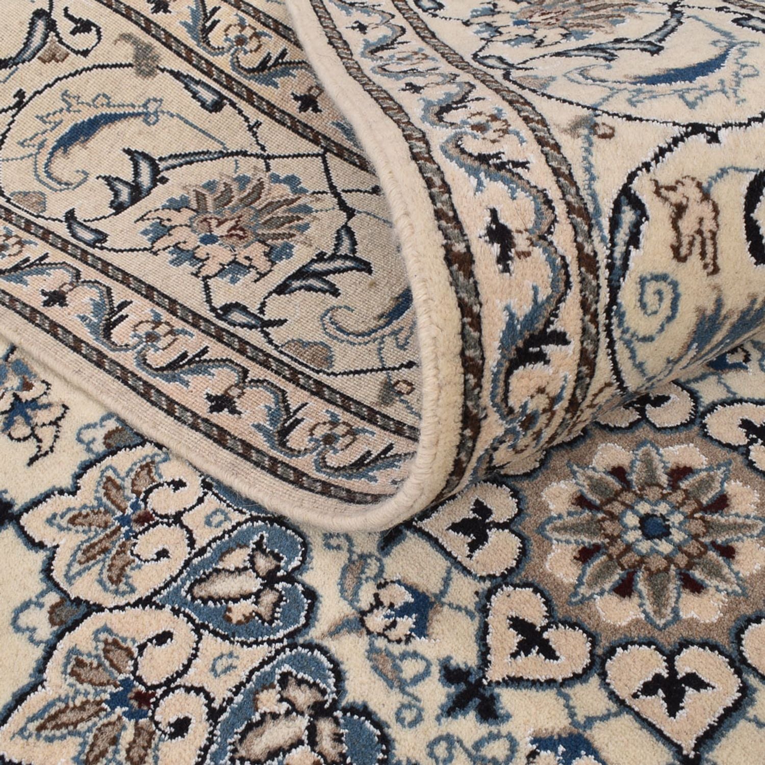 Alfombra persa - Nain - 300 x 198 cm - arena