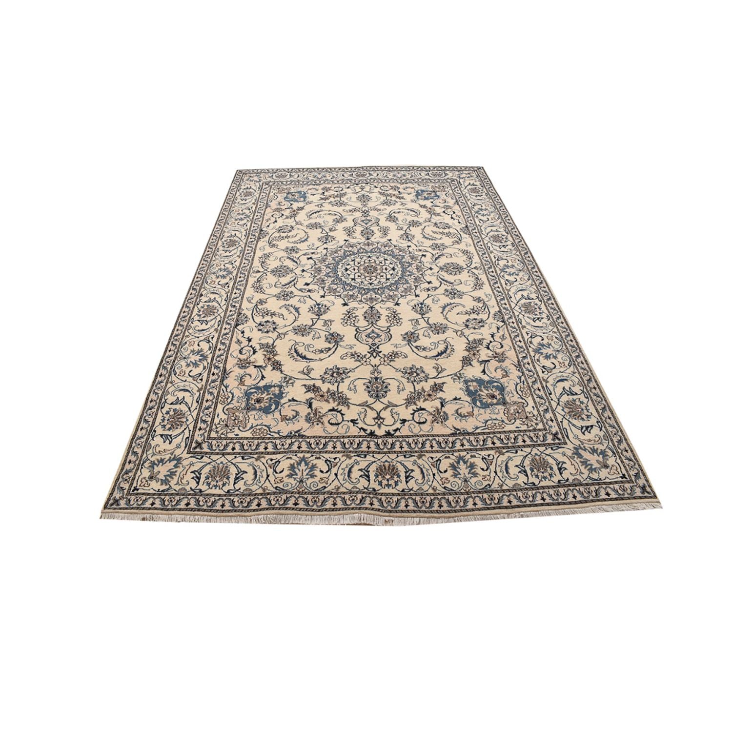 Alfombra persa - Nain - 300 x 198 cm - arena