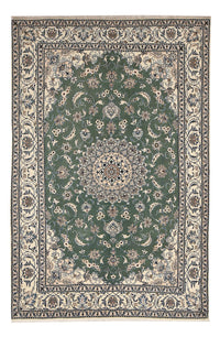 Alfombra persa - Nain - 300 x 197 cm - verde menta