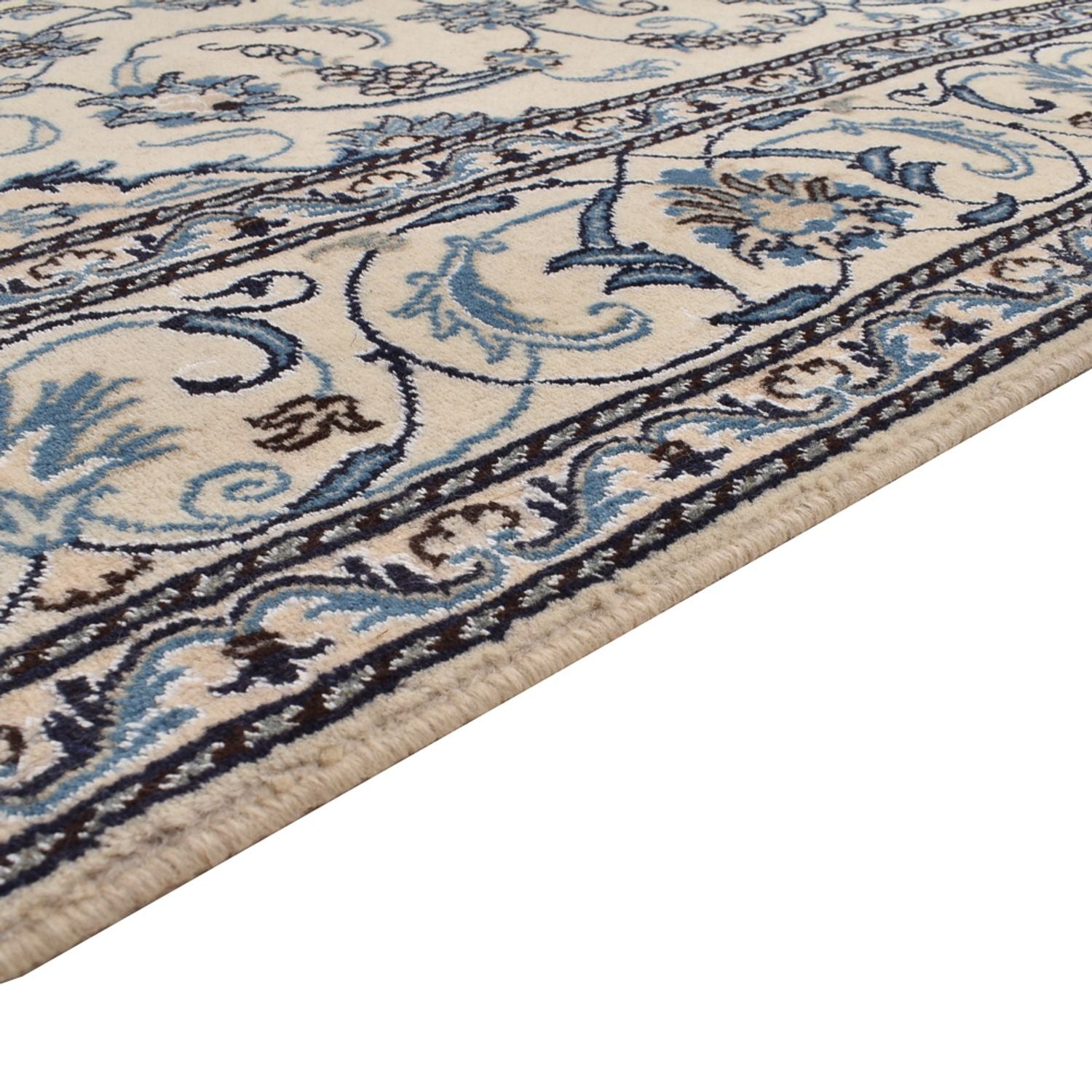 Alfombra persa - Nain - 293 x 200 cm - arena
