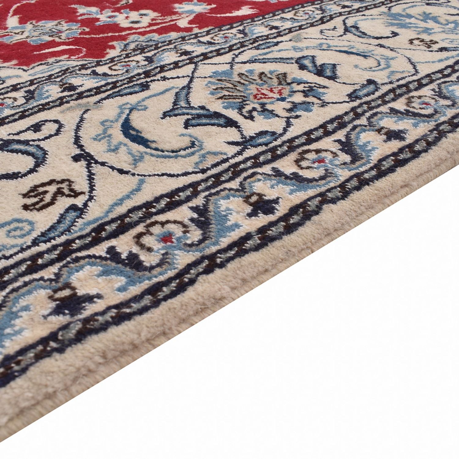 Alfombra persa - Nain - 290 x 198 cm - rojo
