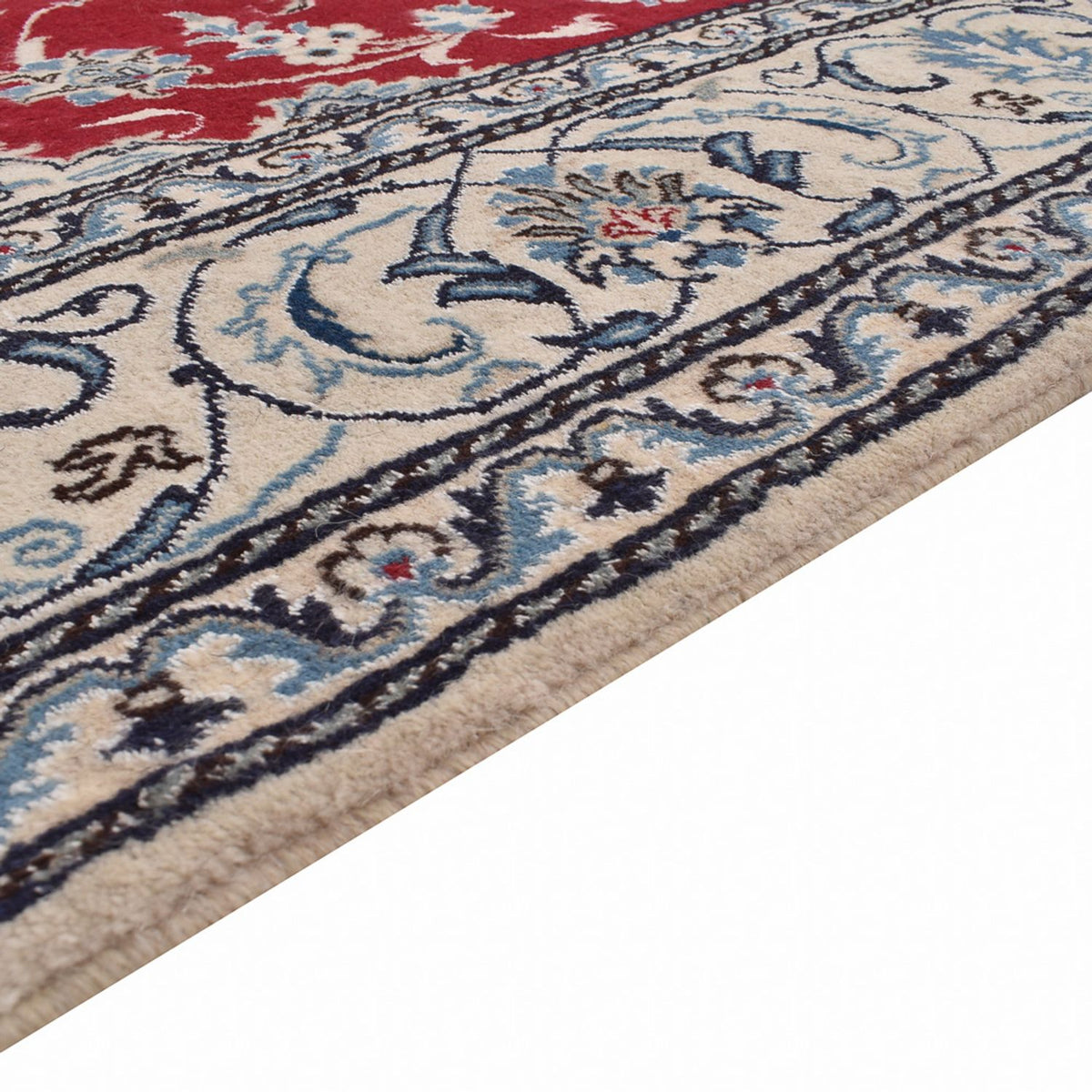 Alfombra persa - Nain - 290 x 198 cm - rojo