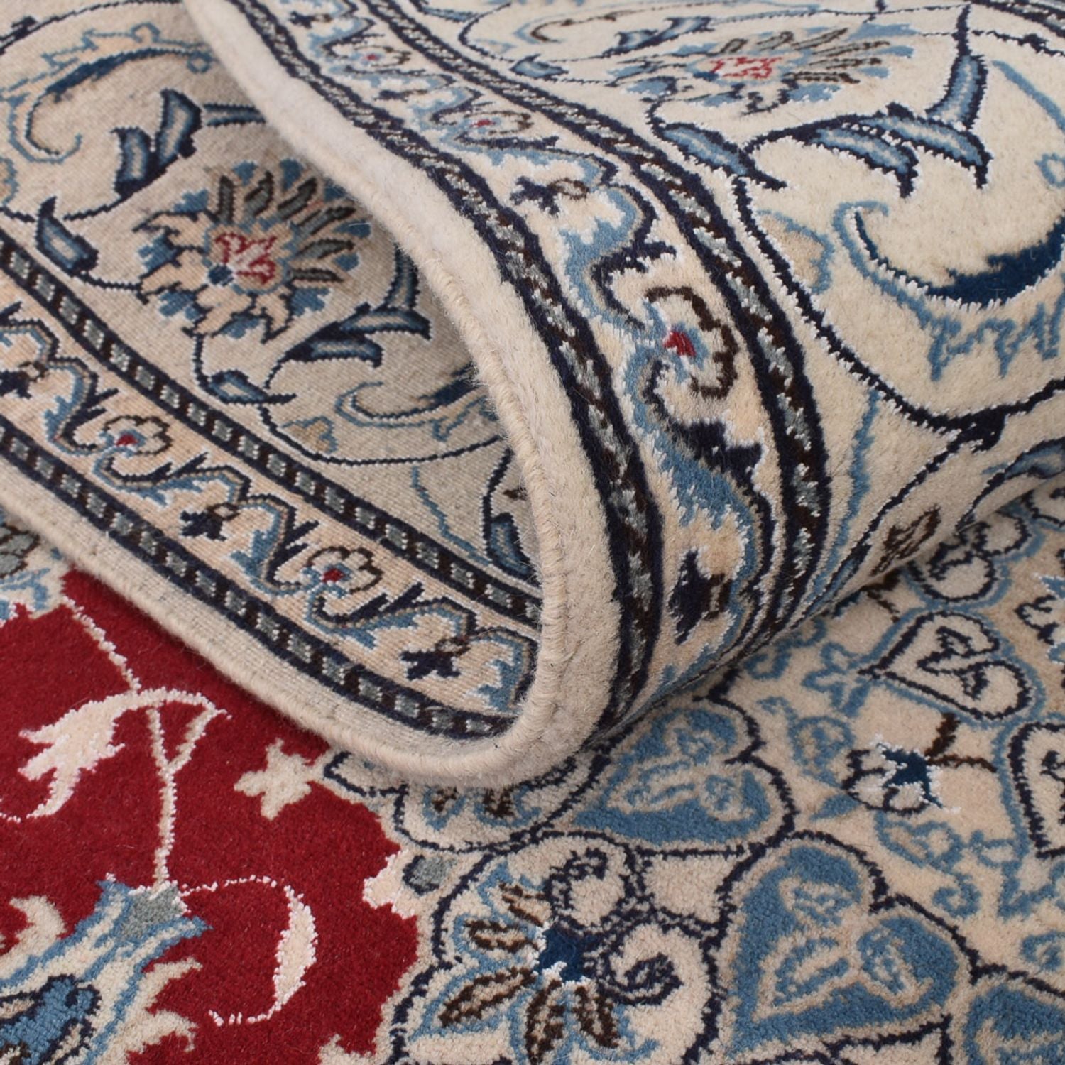 Alfombra persa - Nain - 290 x 198 cm - rojo