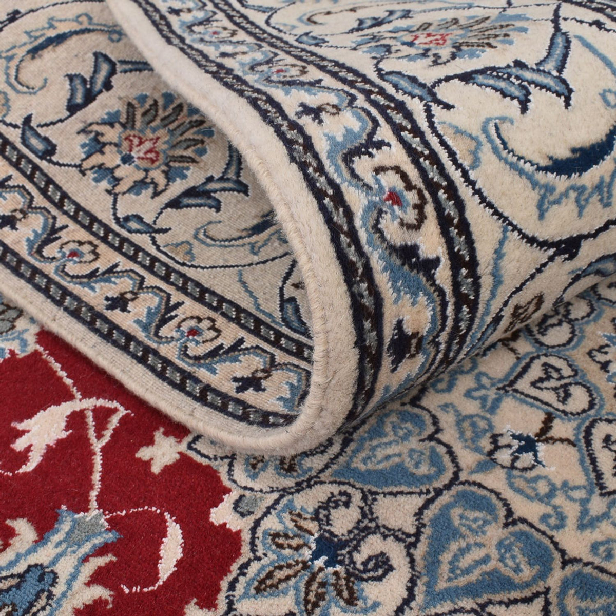 Alfombra persa - Nain - 290 x 198 cm - rojo