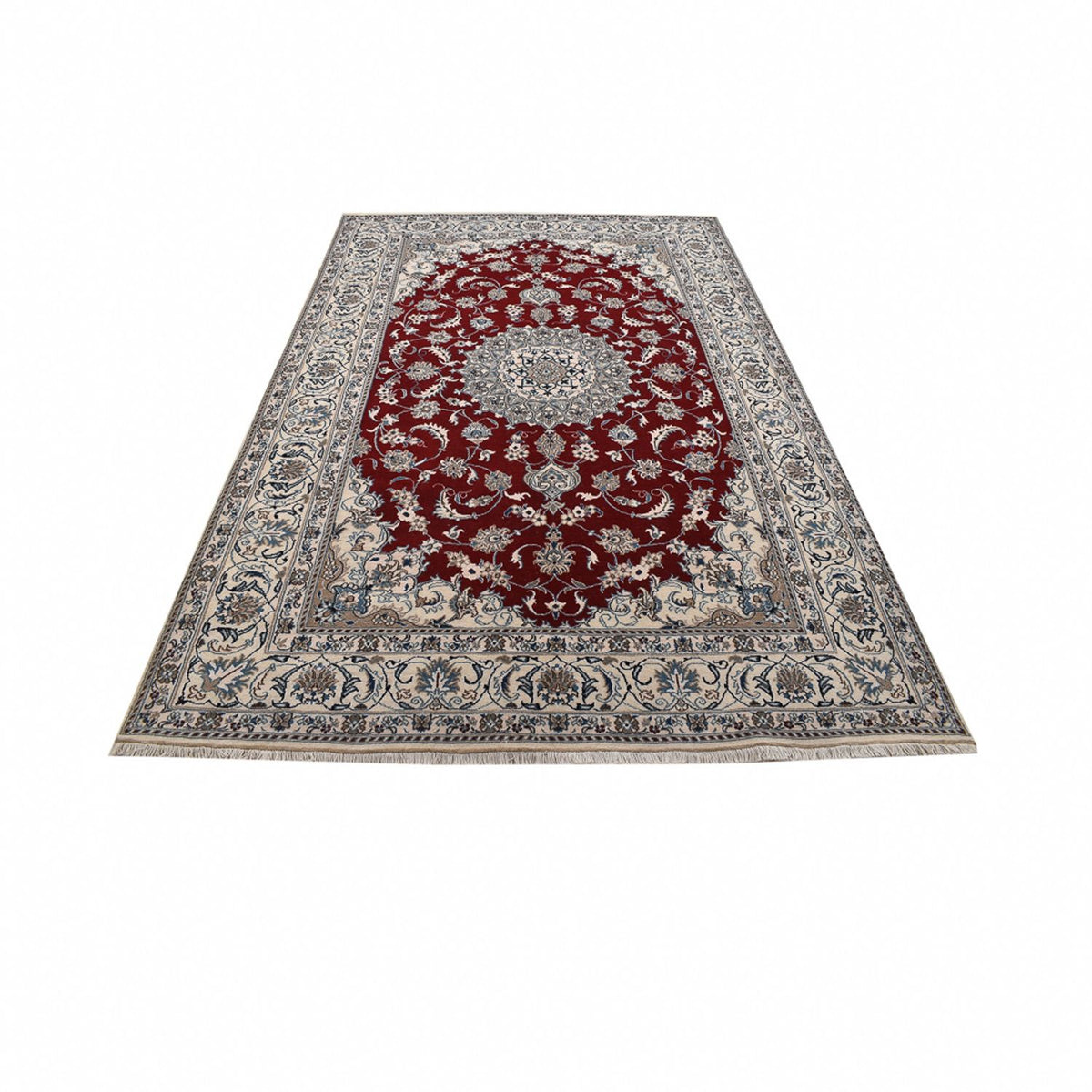 Alfombra persa - Nain - 300 x 199 cm - rojo