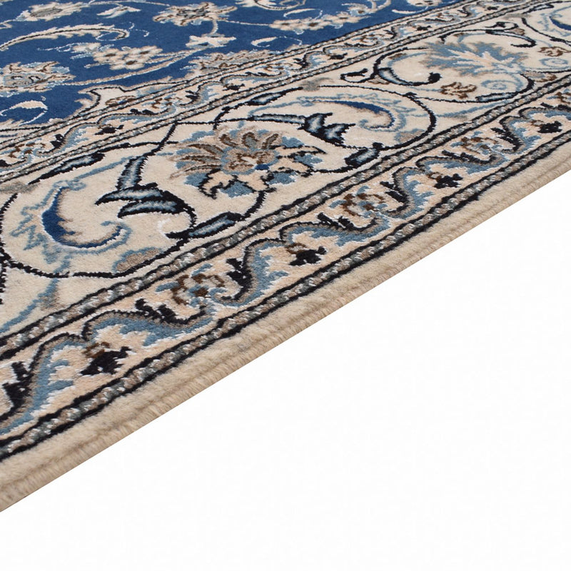 Alfombra persa - Nain - 300 x 197 cm - azul