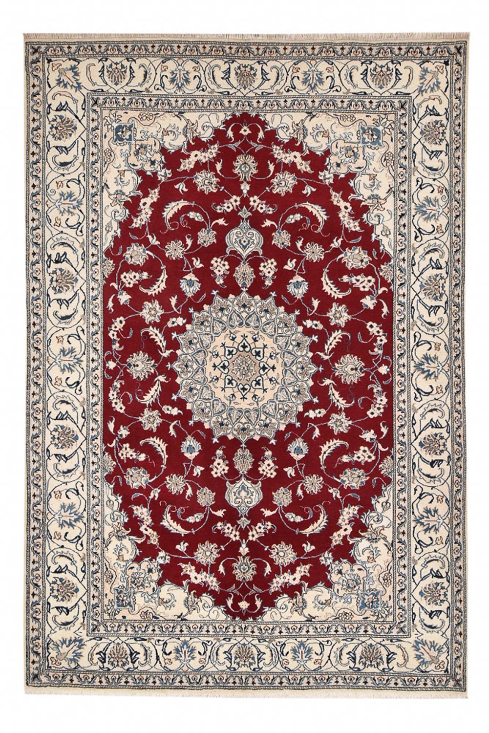 Alfombra persa - Nain - 296 x 200 cm - rojo