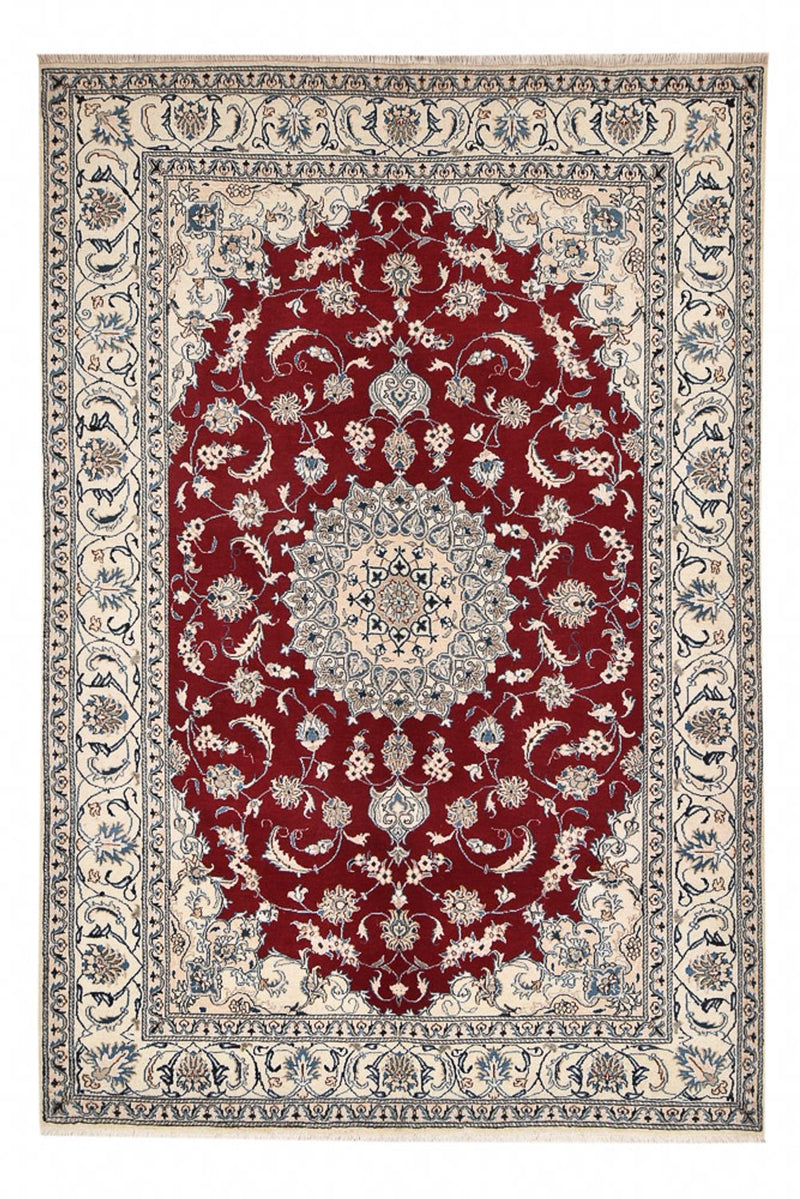 Alfombra persa - Nain - 296 x 200 cm - rojo